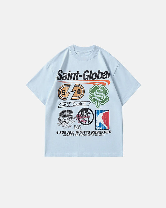 Omygoods Vintage Graphic Oversized T-Shirt