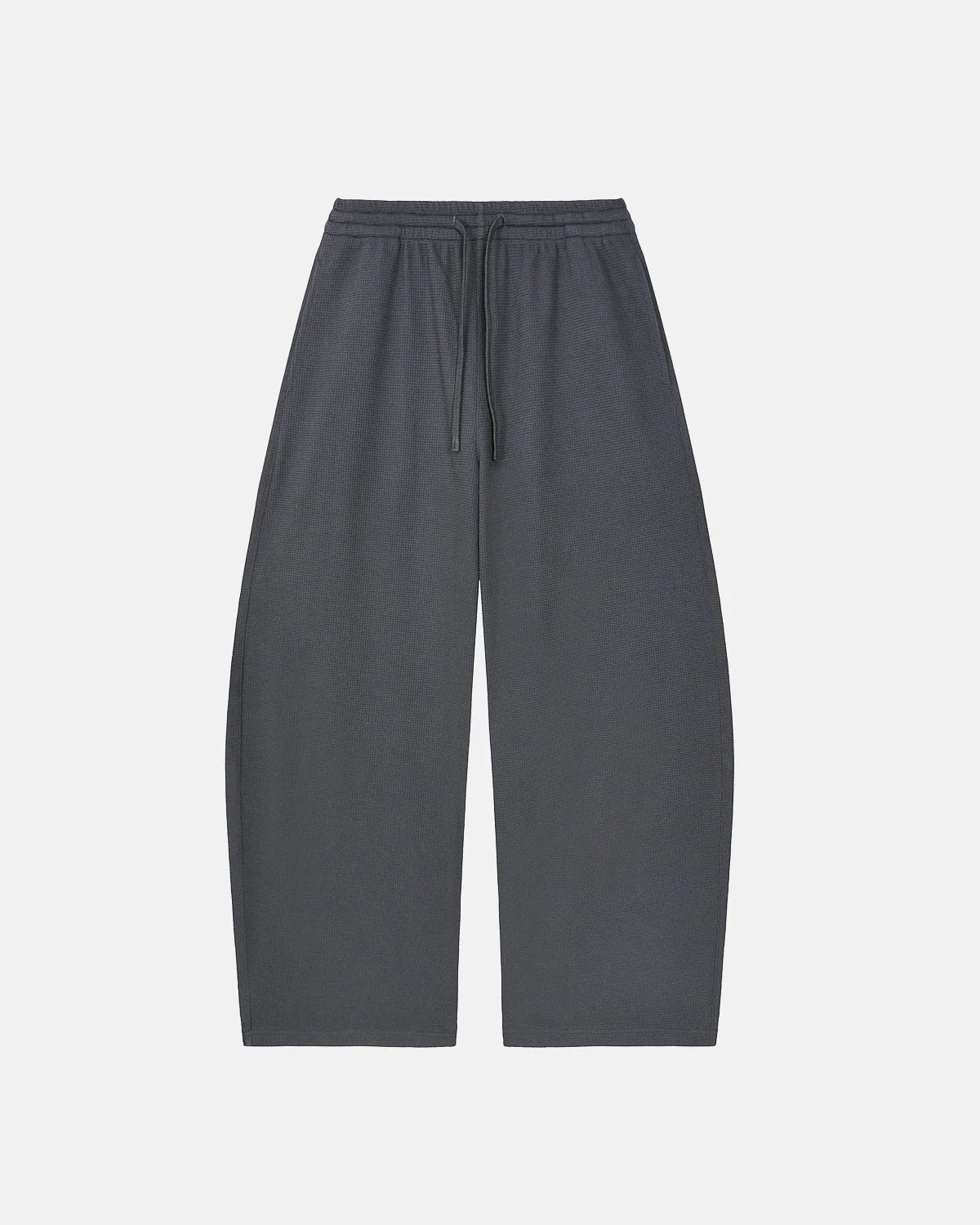 Omygoods Waffle Knit Barrel Sweatpants