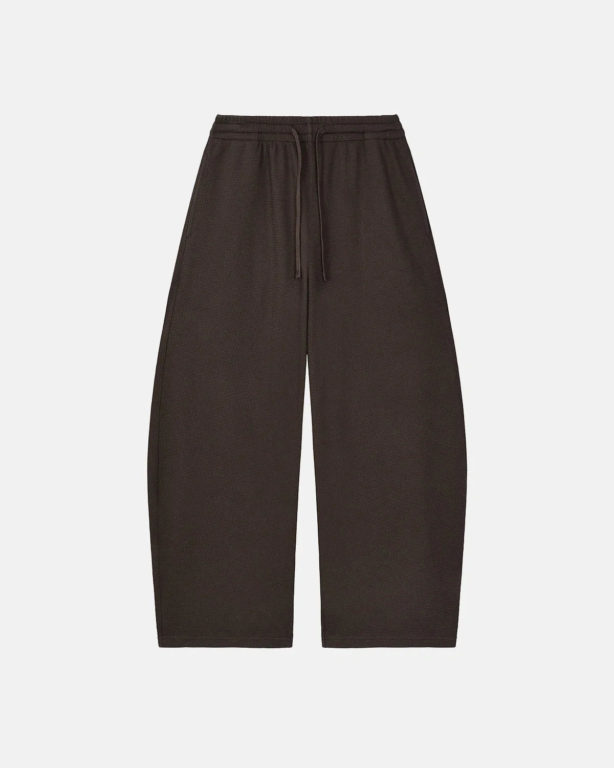 Omygoods Waffle Knit Barrel Sweatpants