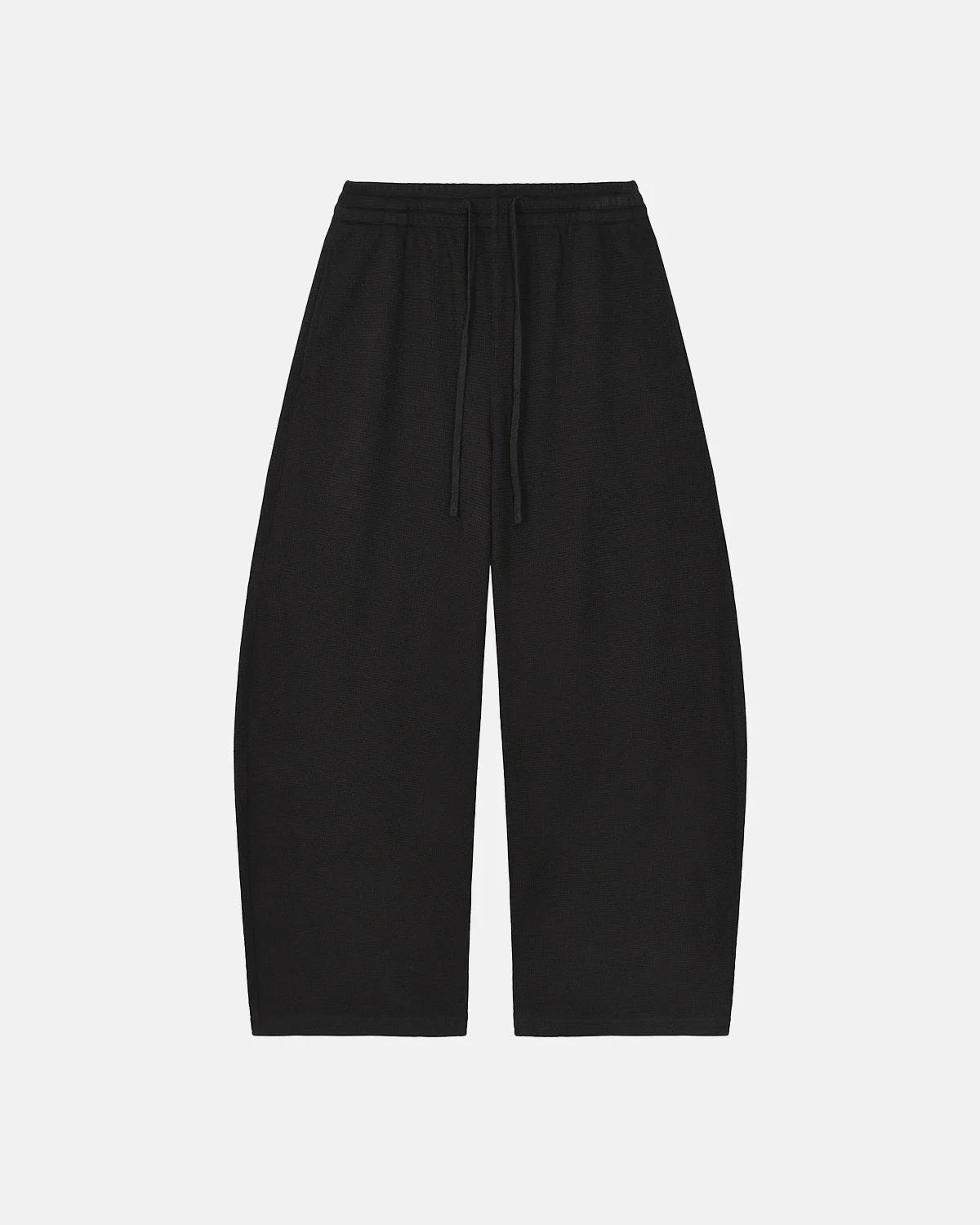 Omygoods Waffle Knit Barrel Sweatpants