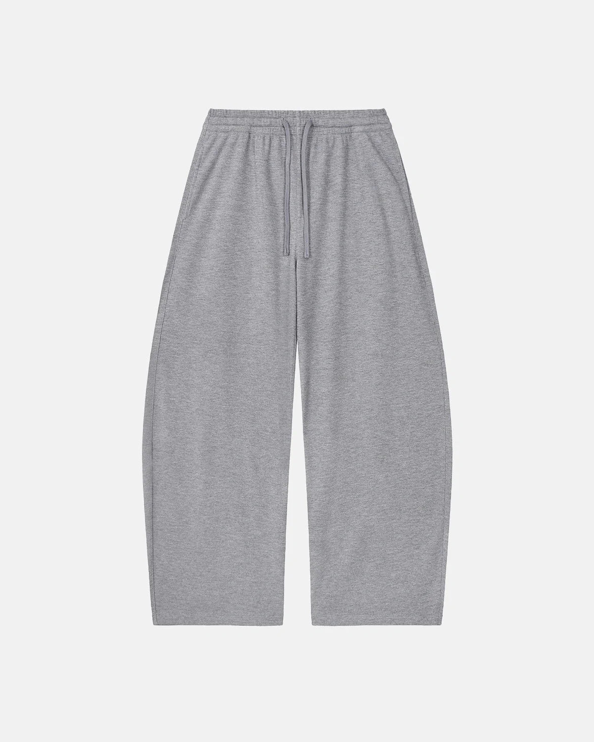 Omygoods Waffle Knit Barrel Sweatpants