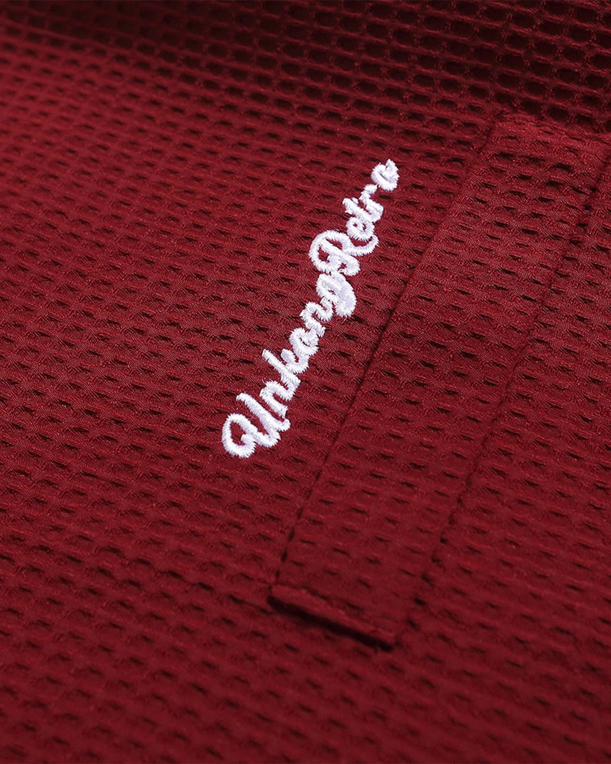 Omygoods Waffle Shirt With Metal Clasp Detail