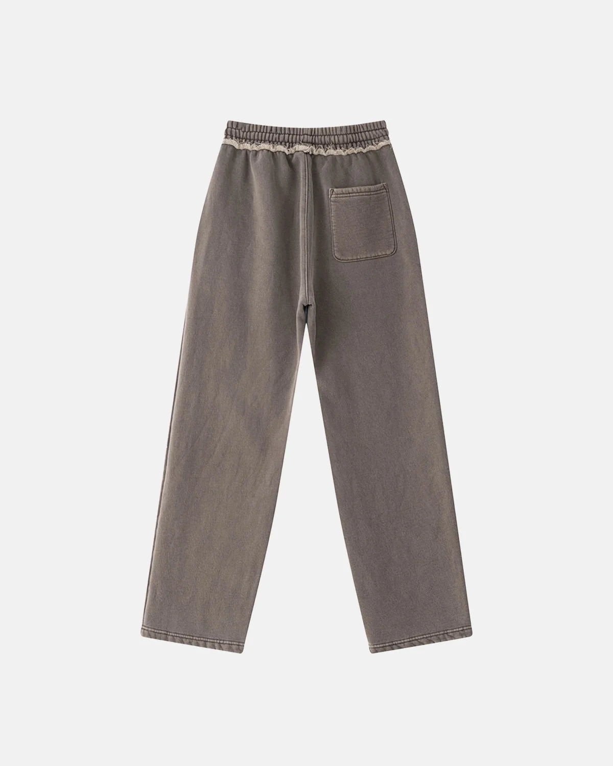 Omygoods Wash Patchwork Straight Leg Sweatpants