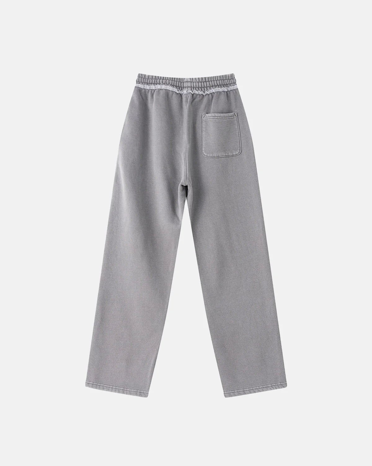 Omygoods Wash Patchwork Straight Leg Sweatpants