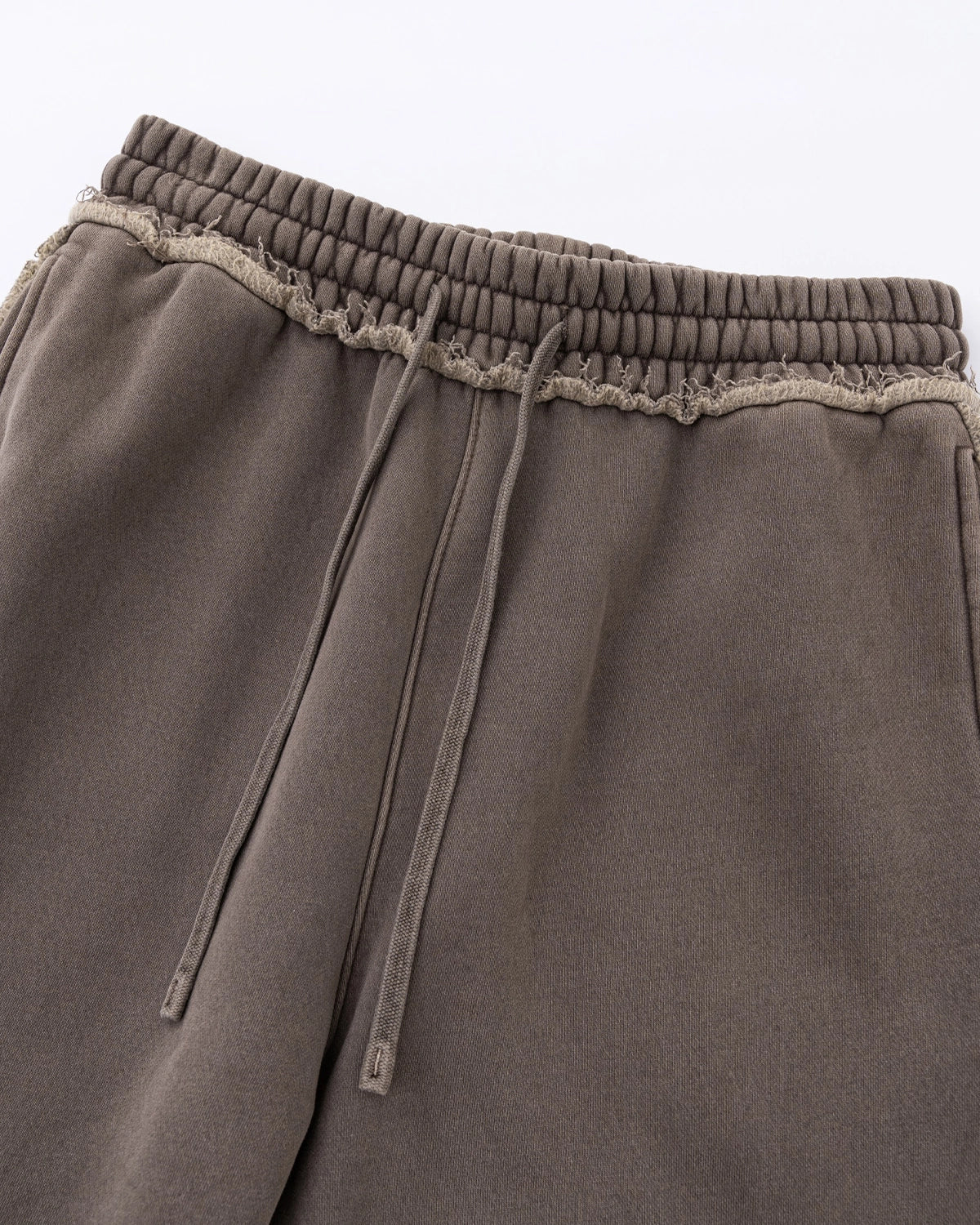 Omygoods Wash Patchwork Straight Leg Sweatpants
