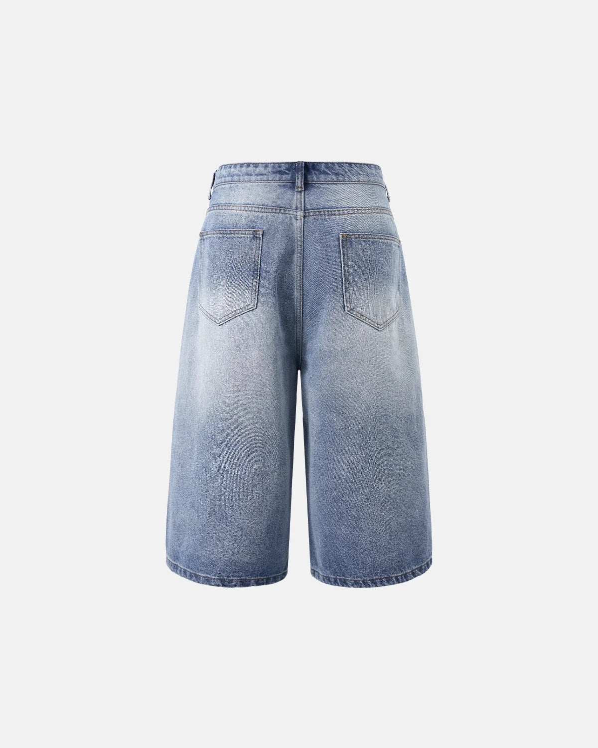 Omygoods Washed Baggy Longline Jorts