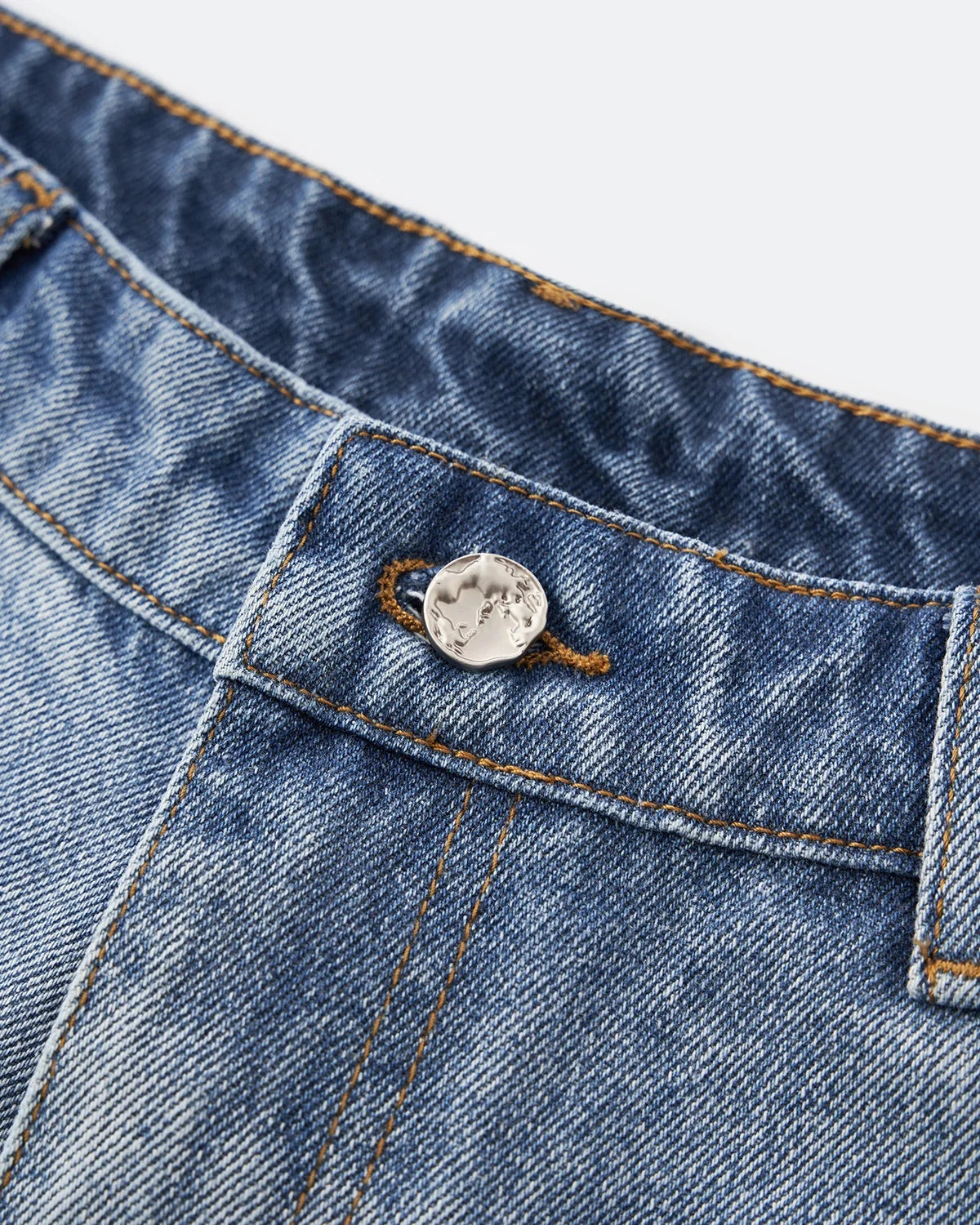 Omygoods Washed Baggy Longline Jorts
