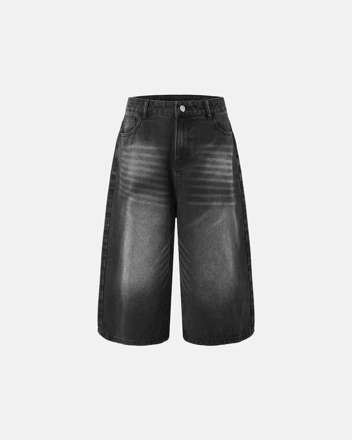 Omygoods Washed Baggy Longline Jorts
