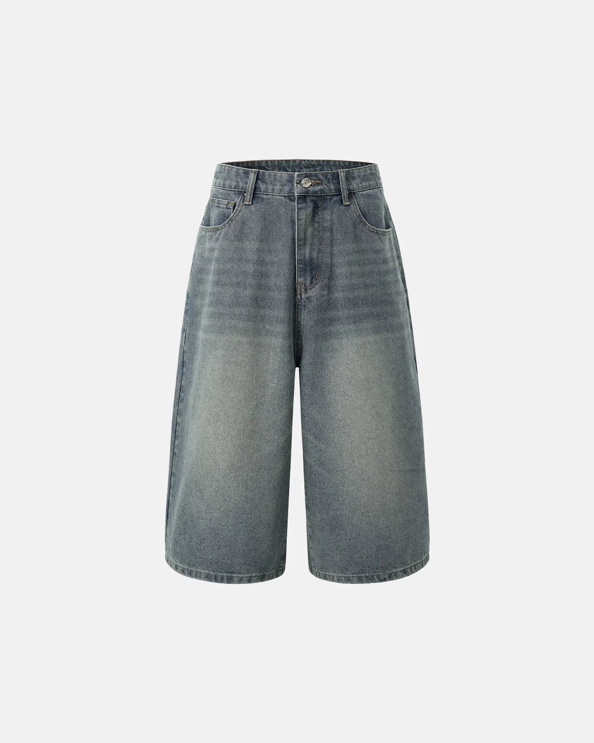 Omygoods Washed Baggy Longline Jorts