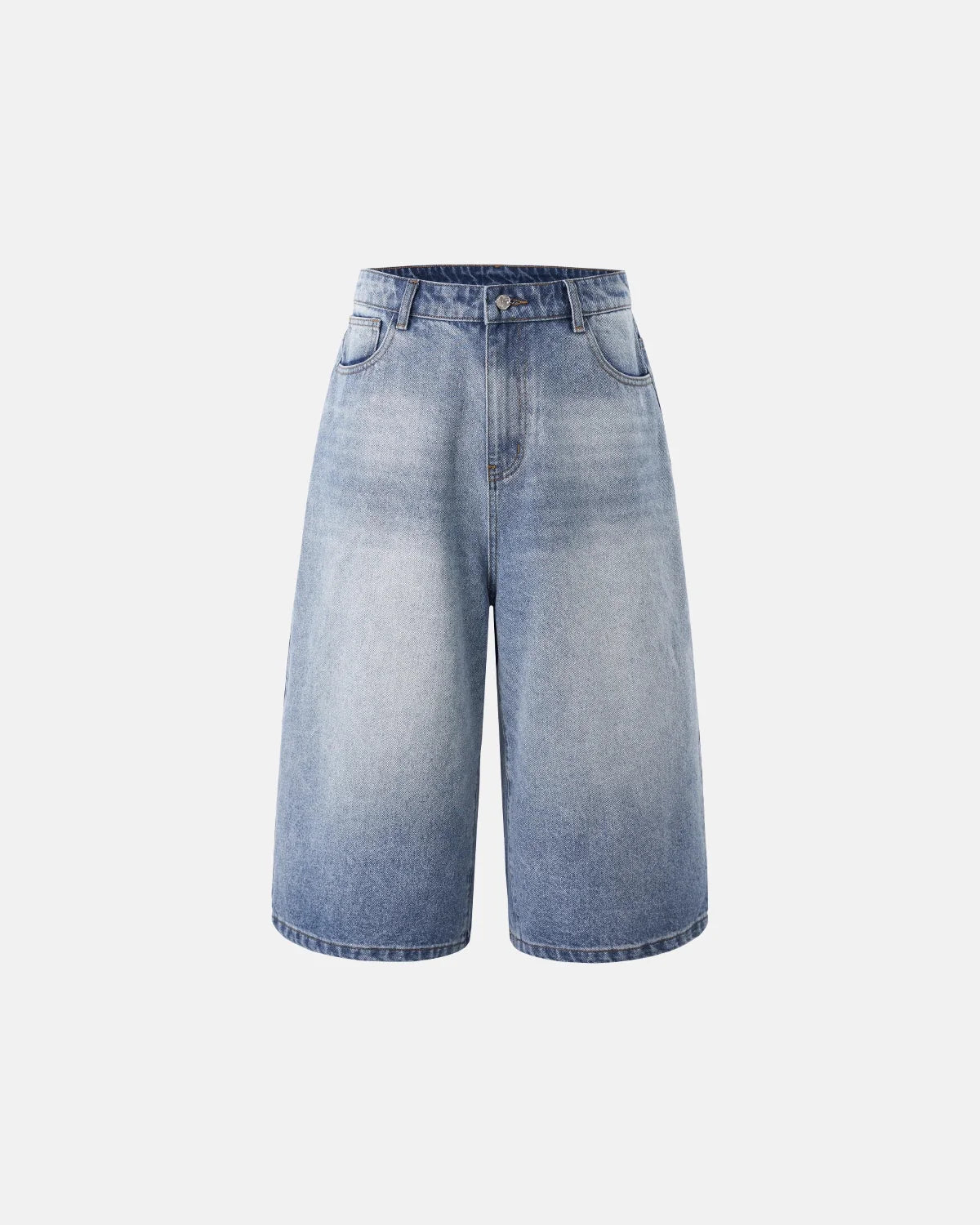 Omygoods Washed Baggy Longline Jorts