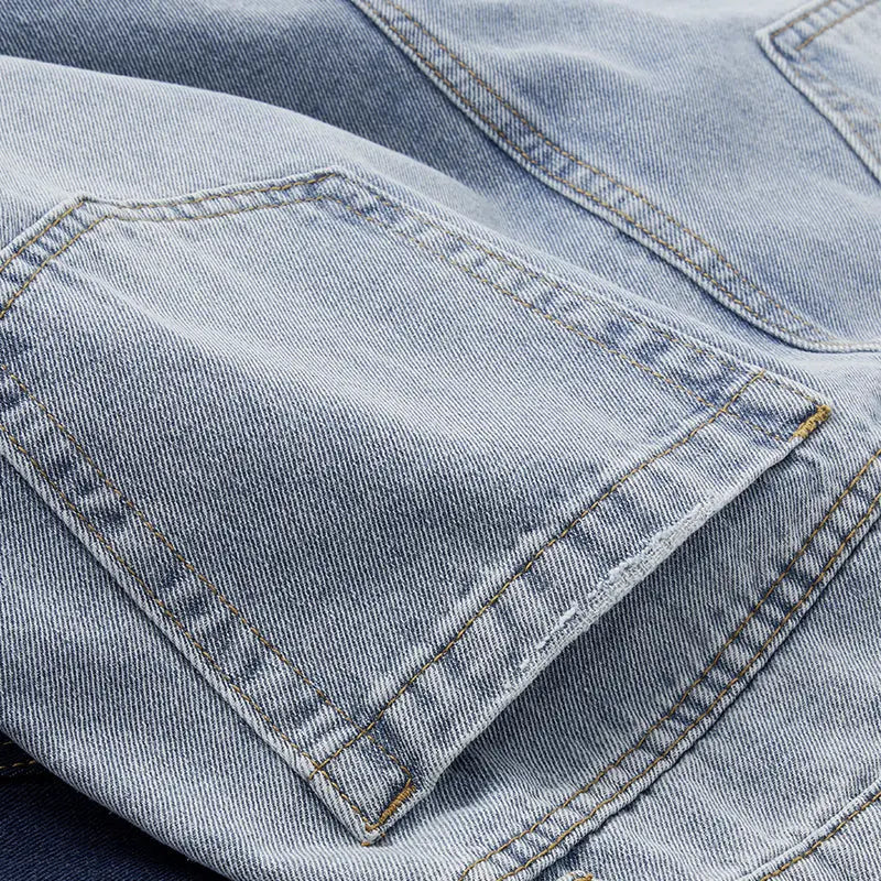 Omygoods Washed Barrel Baggy Jeans