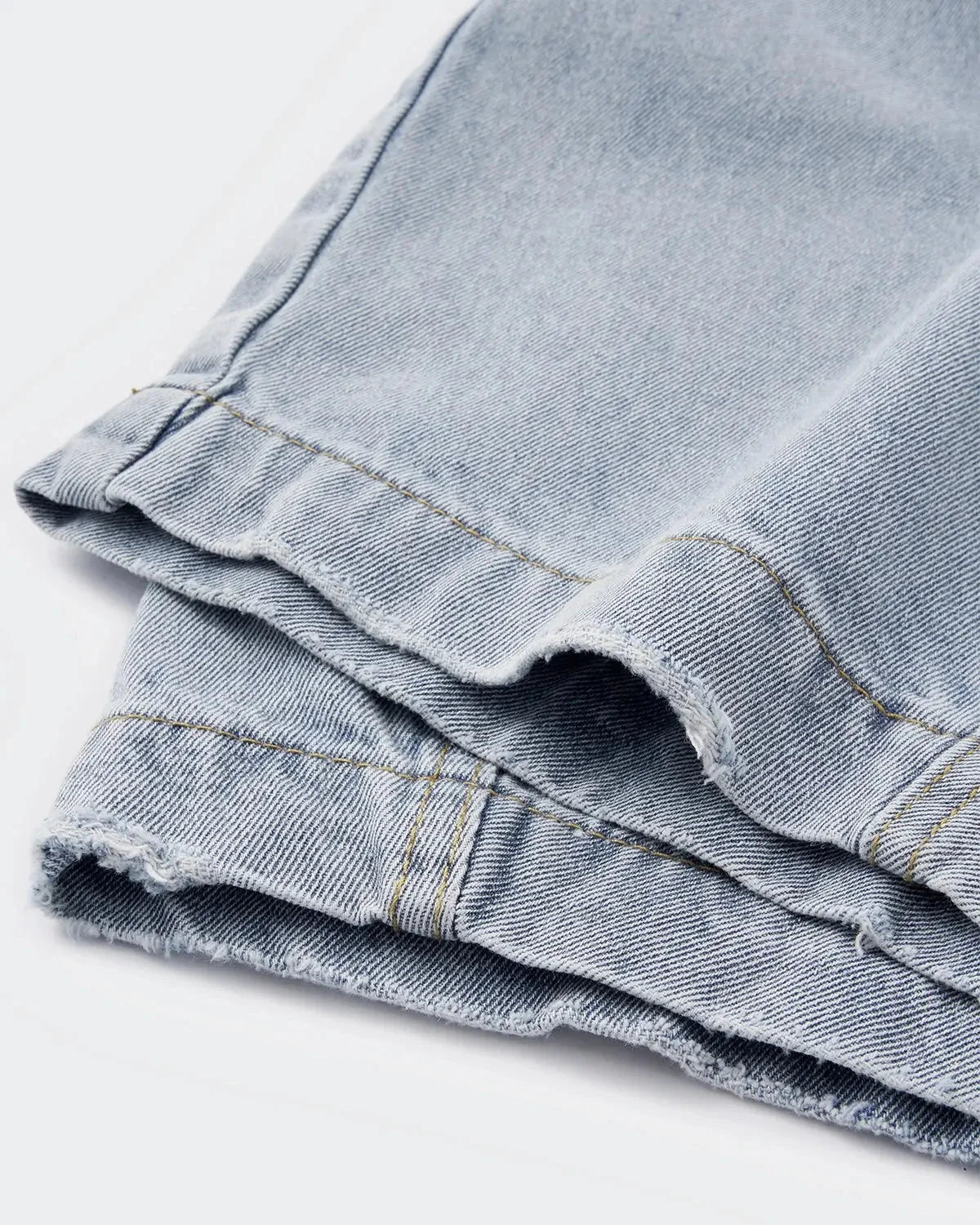 Omygoods Washed Barrel Baggy Jeans