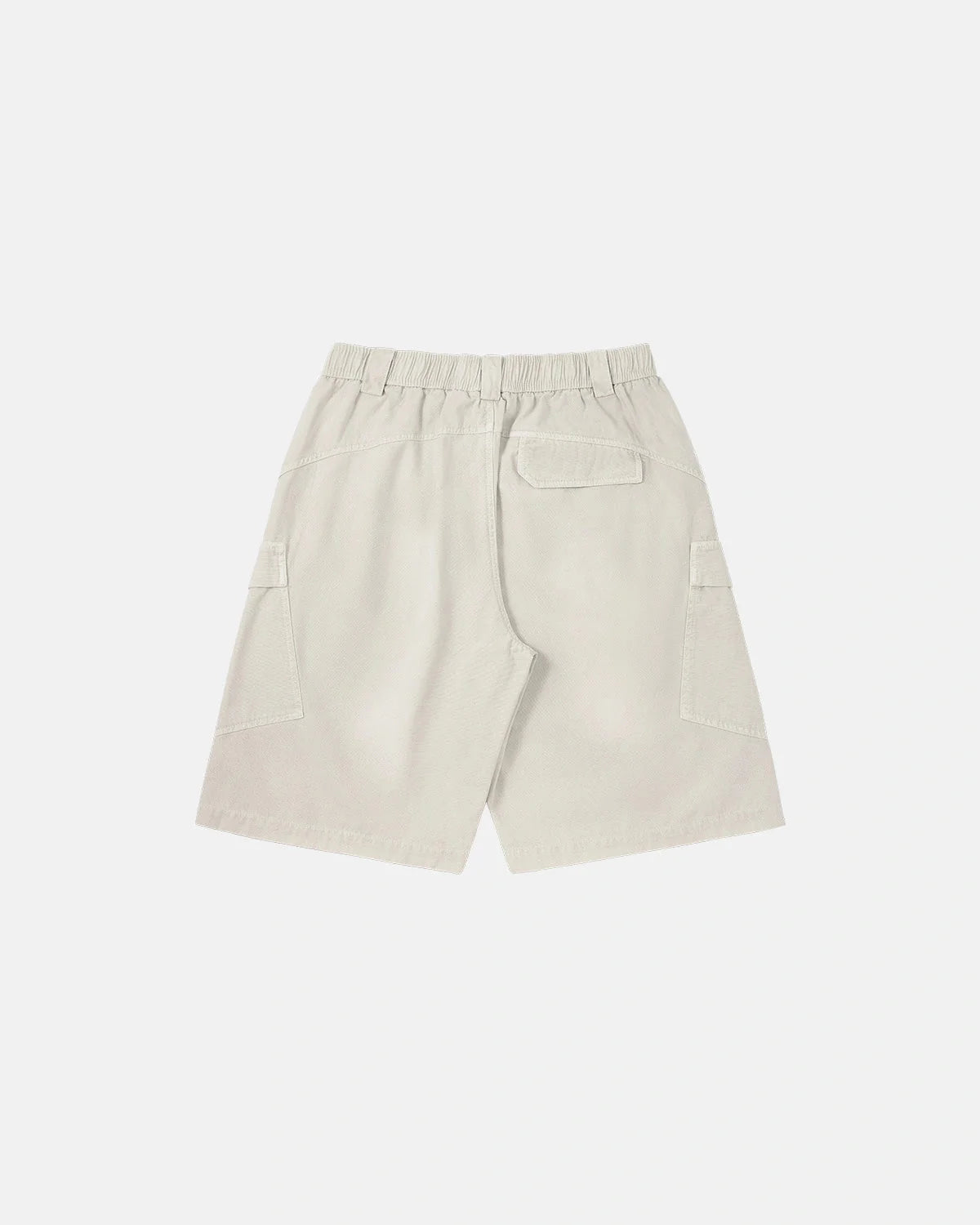 Omygoods Washed Cargo Shorts Utility Pockets