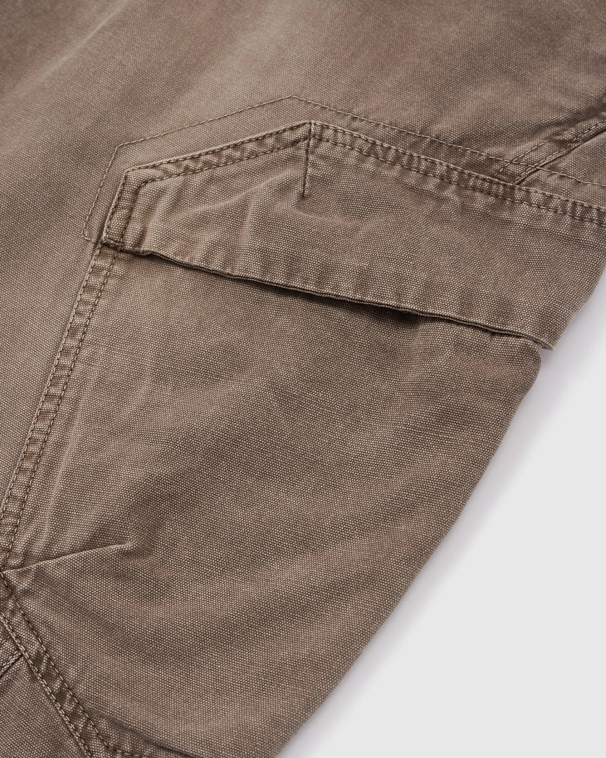 Omygoods Washed Cargo Shorts Utility Pockets