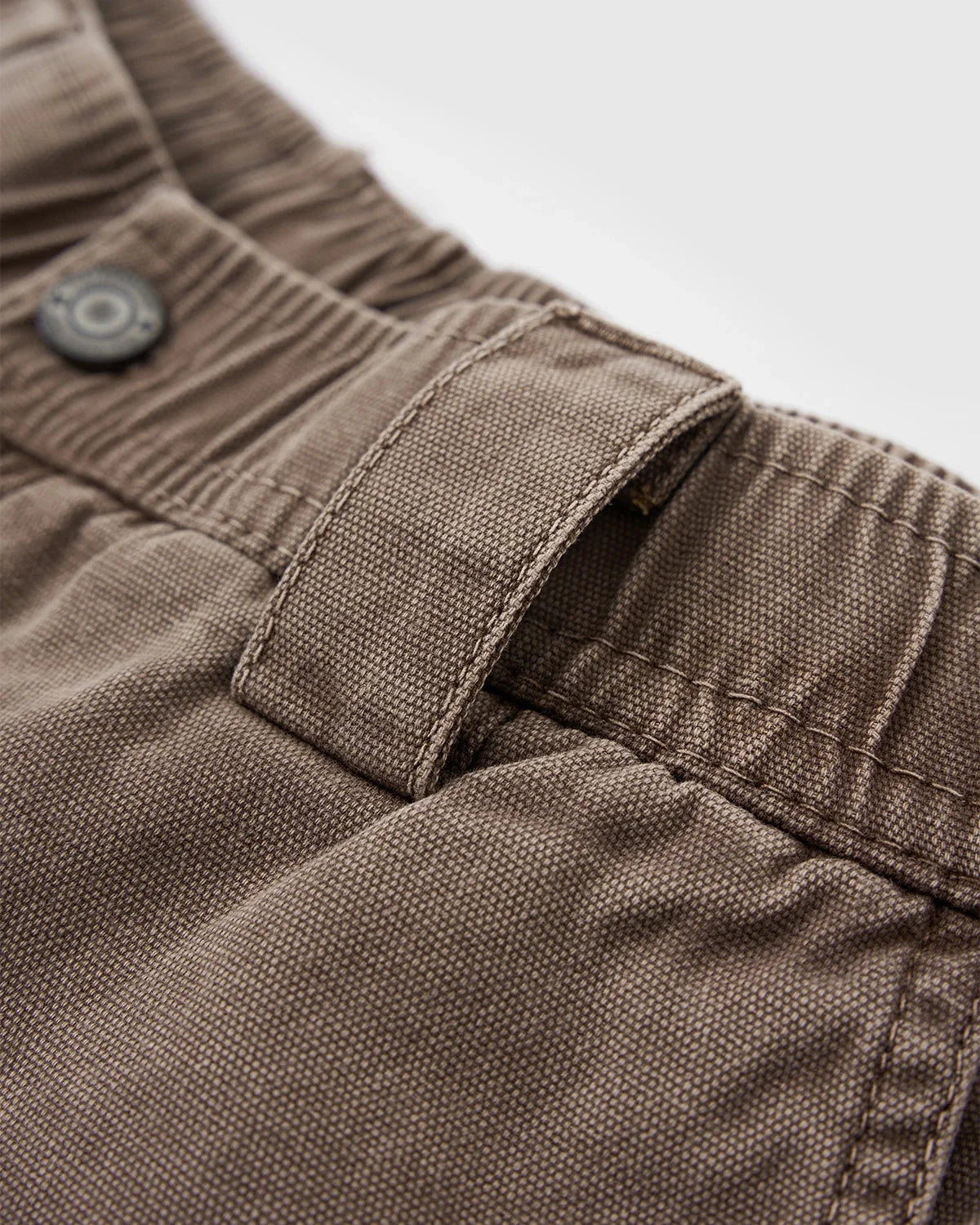 Omygoods Washed Cargo Shorts Utility Pockets