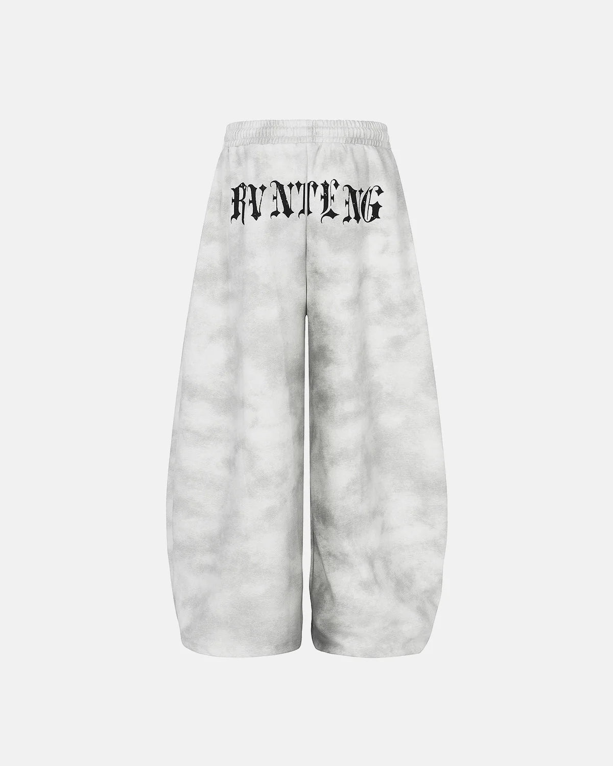 Omygoods Washed Cross Barrel Sweatpants