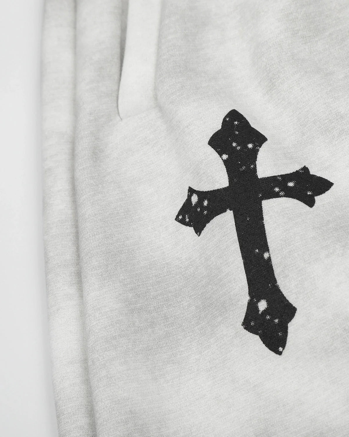 Omygoods Washed Cross Barrel Sweatpants