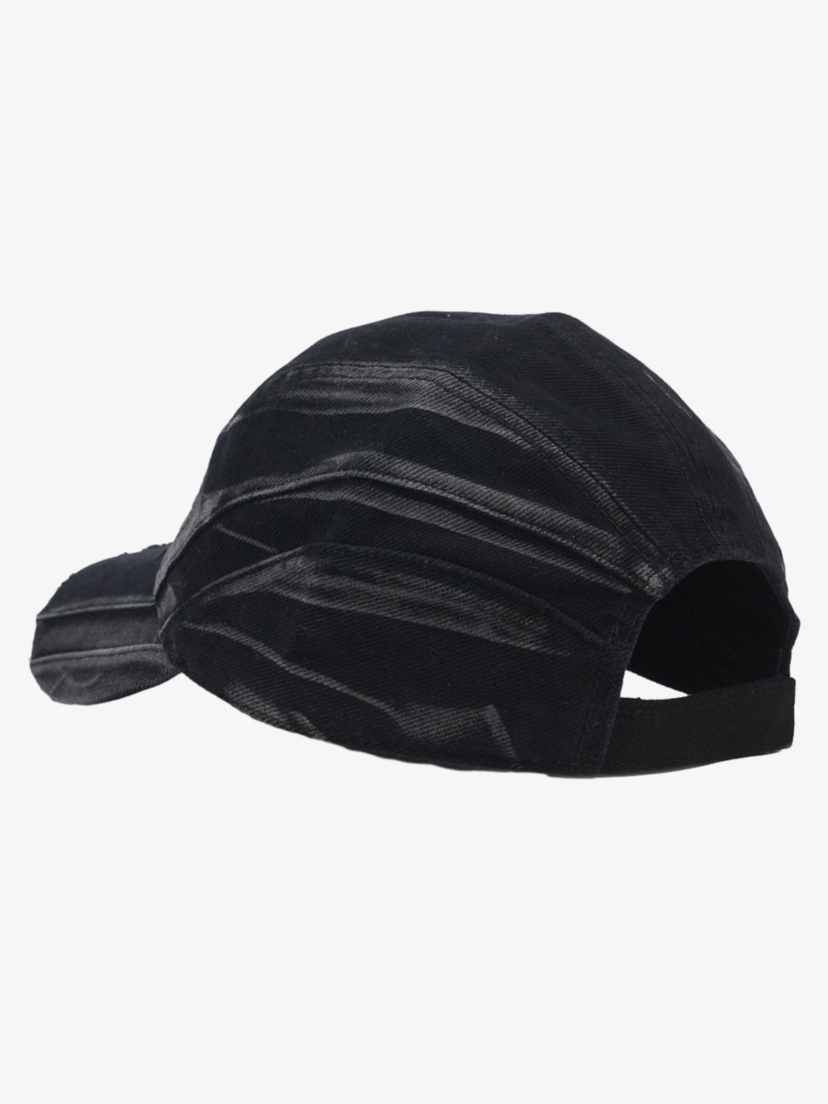 Omygoods Washed Distressed Panel Baseball Cap