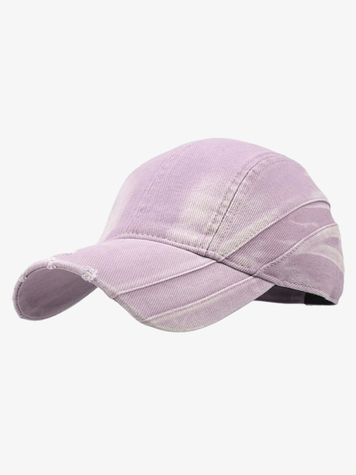 Omygoods Washed Distressed Panel Baseball Cap