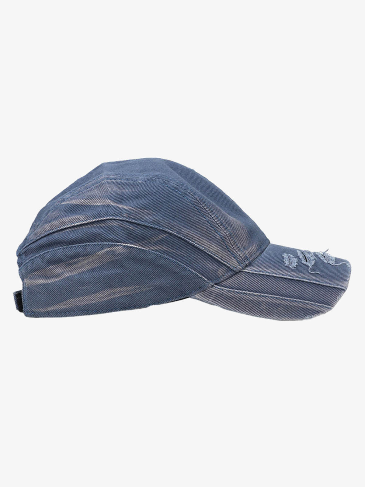 Omygoods Washed Distressed Panel Baseball Cap