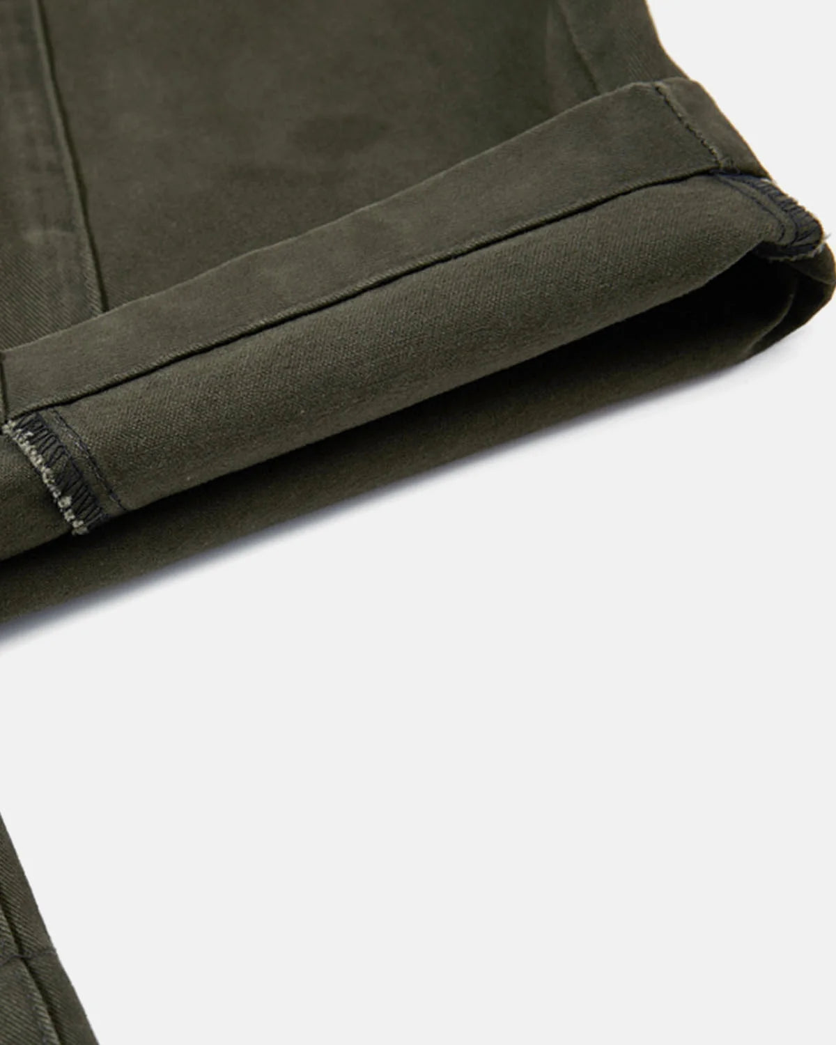 Omygoods Washed Embroidered Barrel Cargo Pants