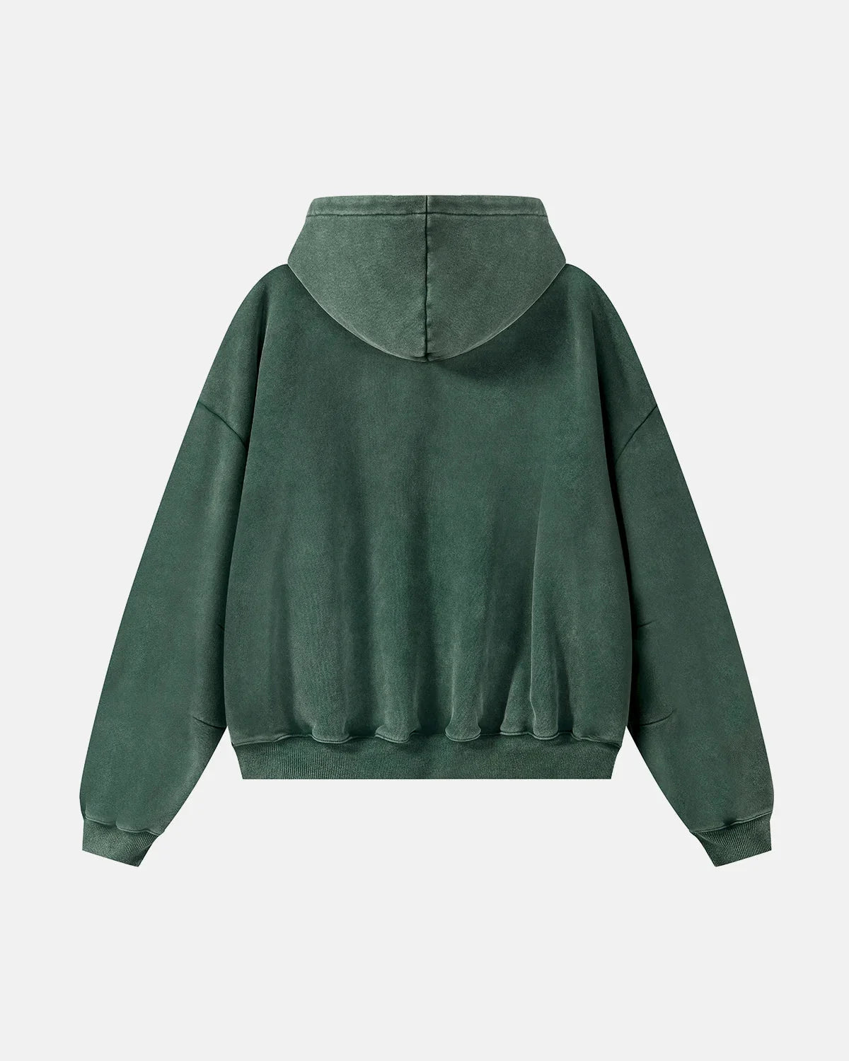 Omygoods Washed Fleece Boxy Hoodie