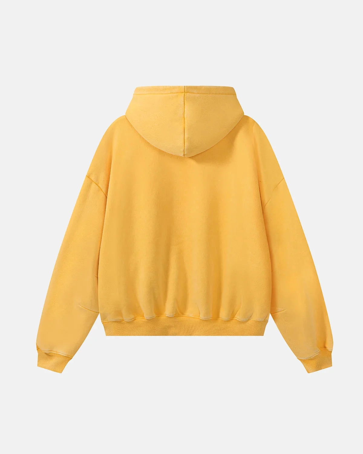 Omygoods Washed Fleece Boxy Hoodie
