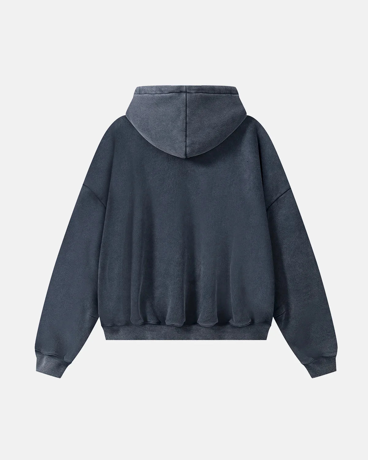 Omygoods Washed Fleece Boxy Hoodie