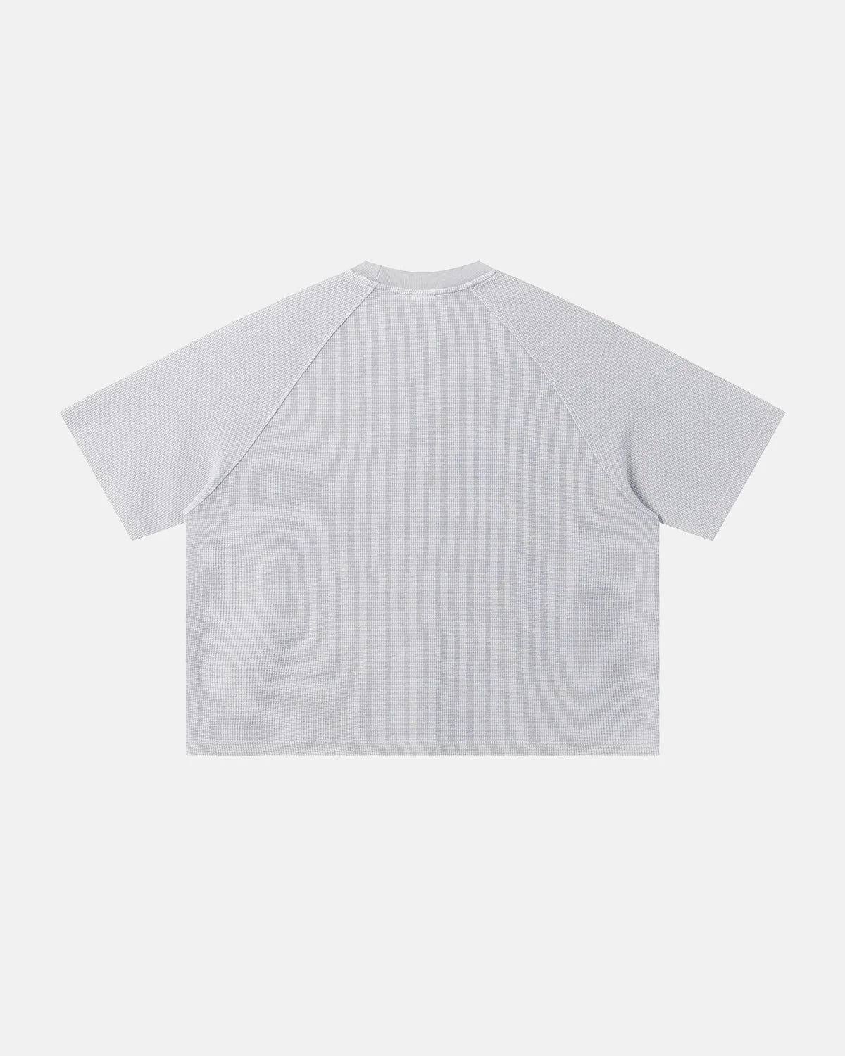 Omygoods Washed Graphic Boxy Waffle T-Shirt