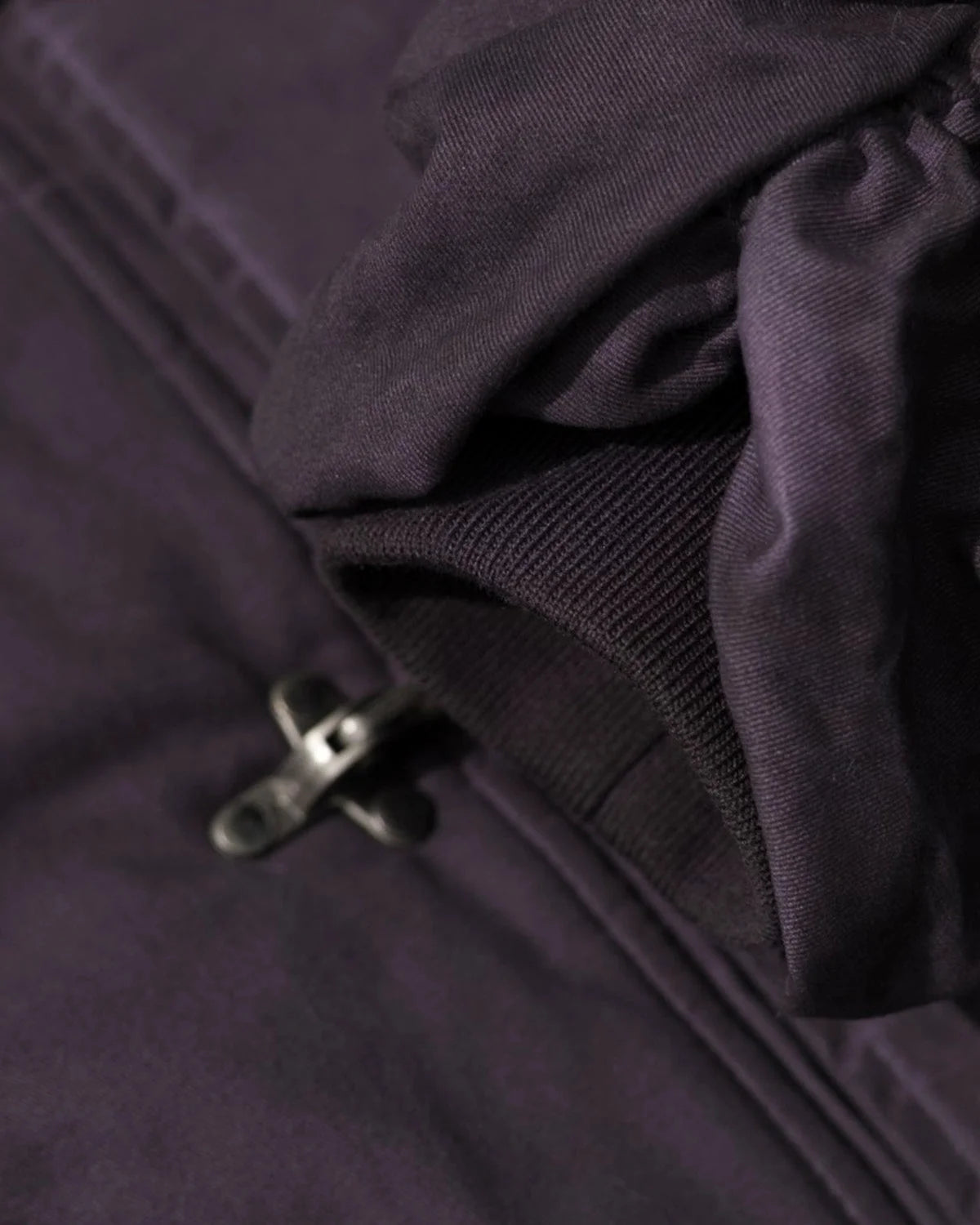 Omygoods Washed Metal Clasp Bomber Jacket
