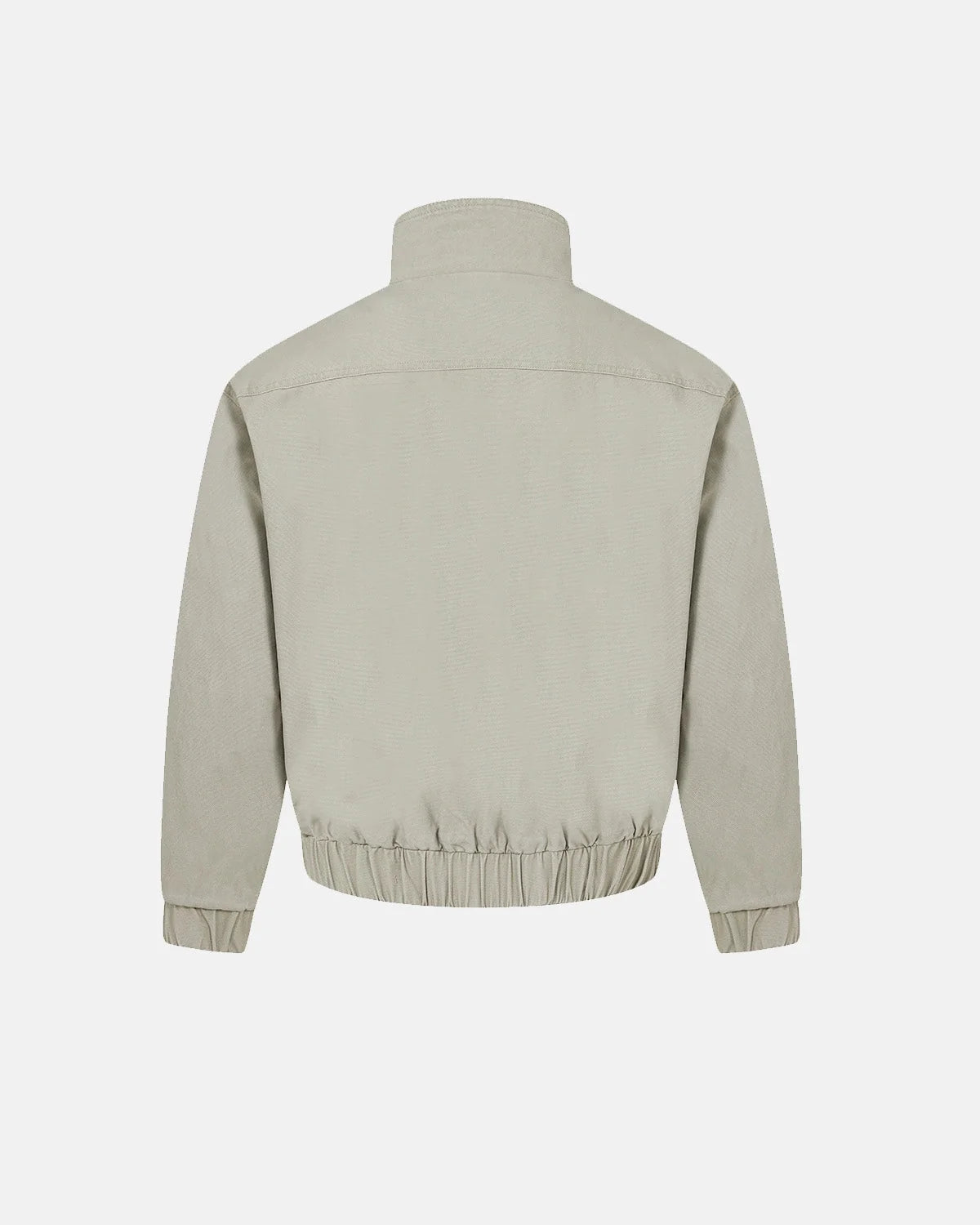 Omygoods Washed Metal Clasp Boxy Jacket