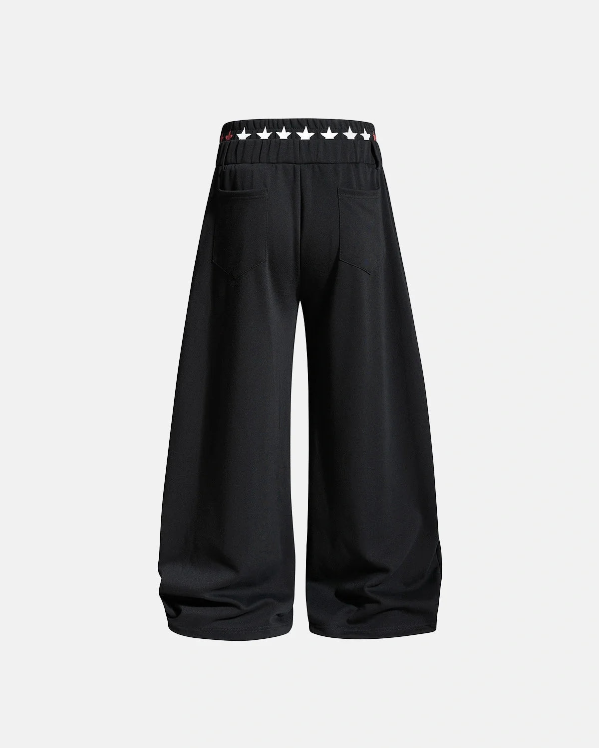 Omygoods Washed Music Graphic Barrel Sweatpants