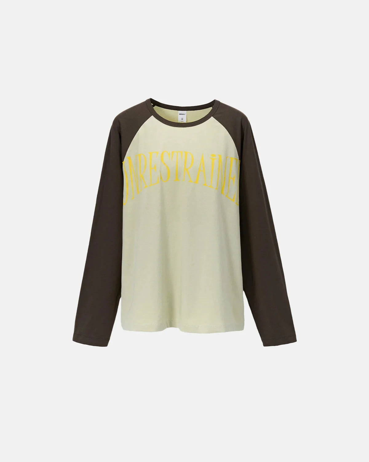 Omygoods Washed Raglan Graphic Long Sleeve T-Shirt