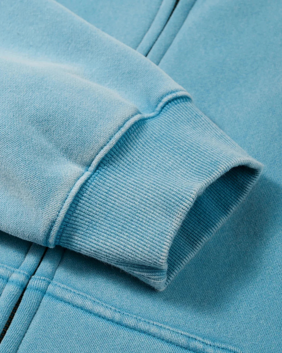 Omygoods Washed Raglan Sleeve Boxy Hoodie
