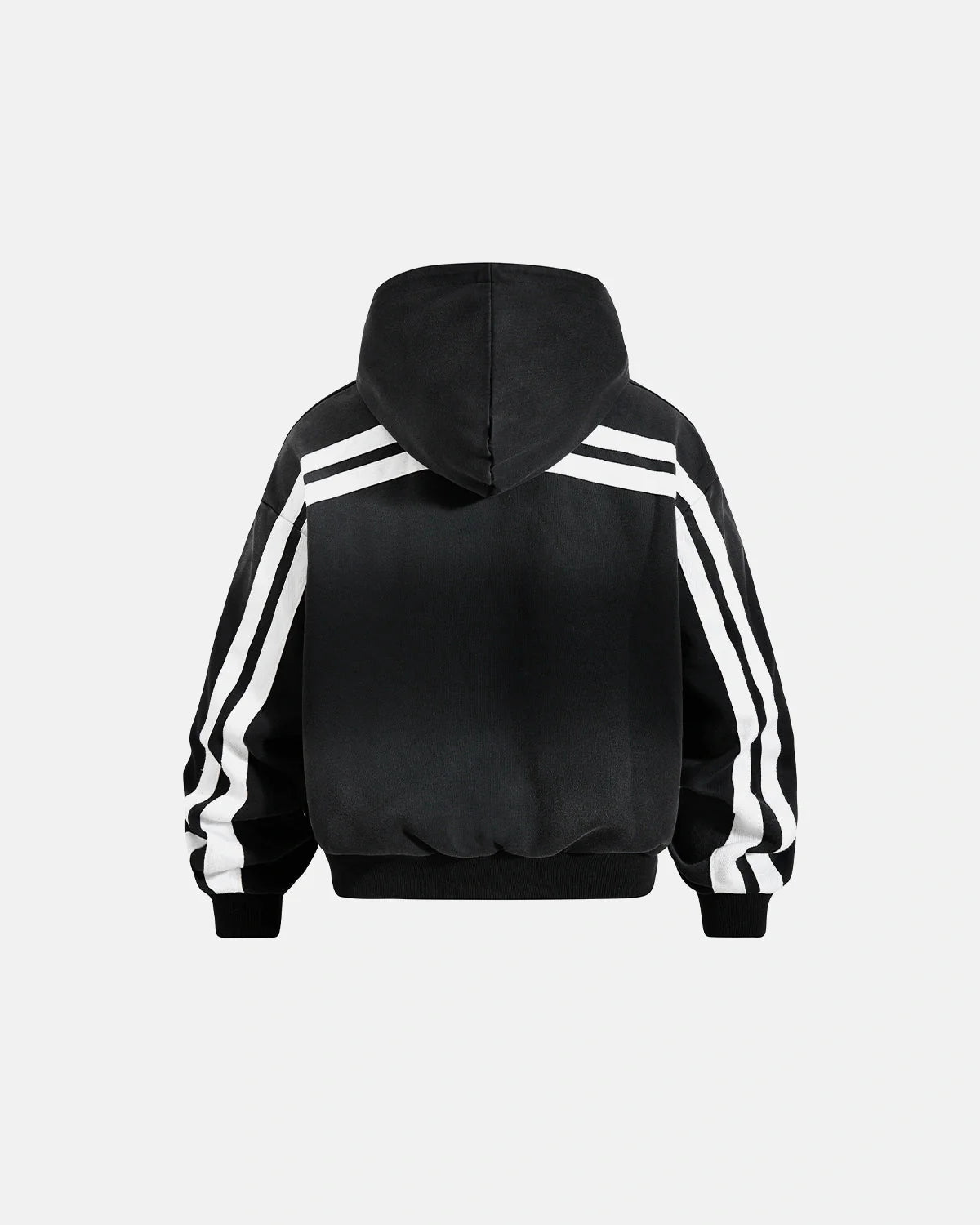 Omygoods Washed Stripe Barrel Sweatpants
