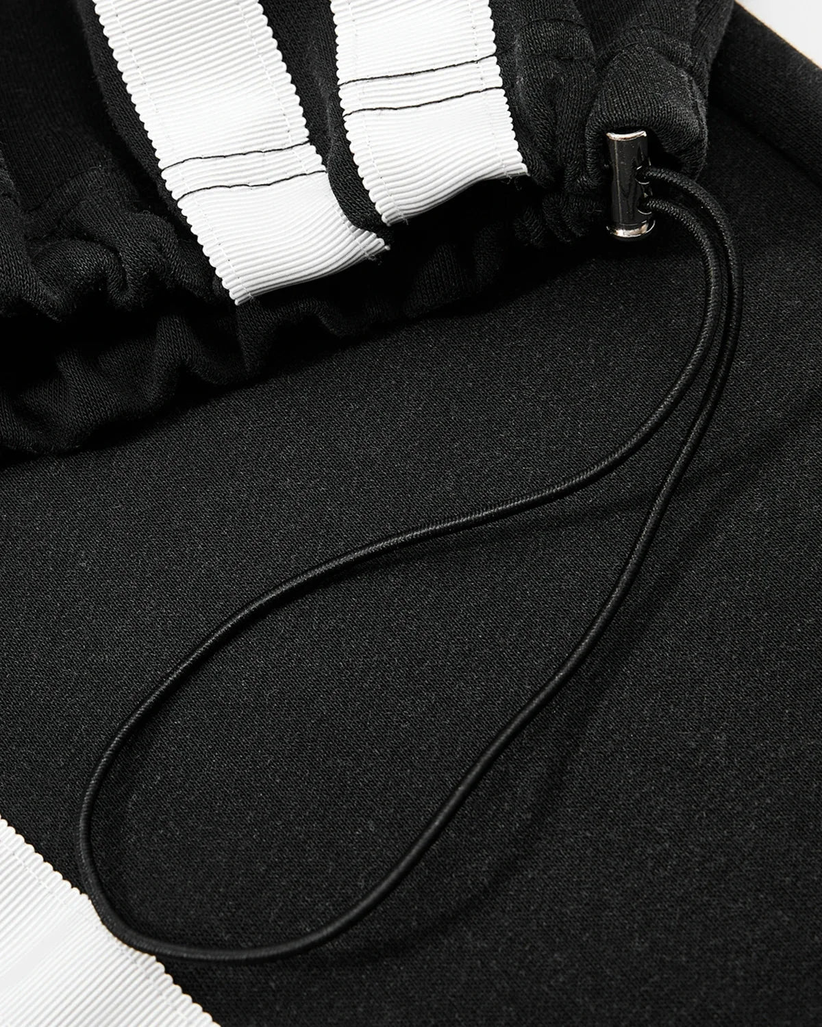 Omygoods Washed Stripe Barrel Sweatpants