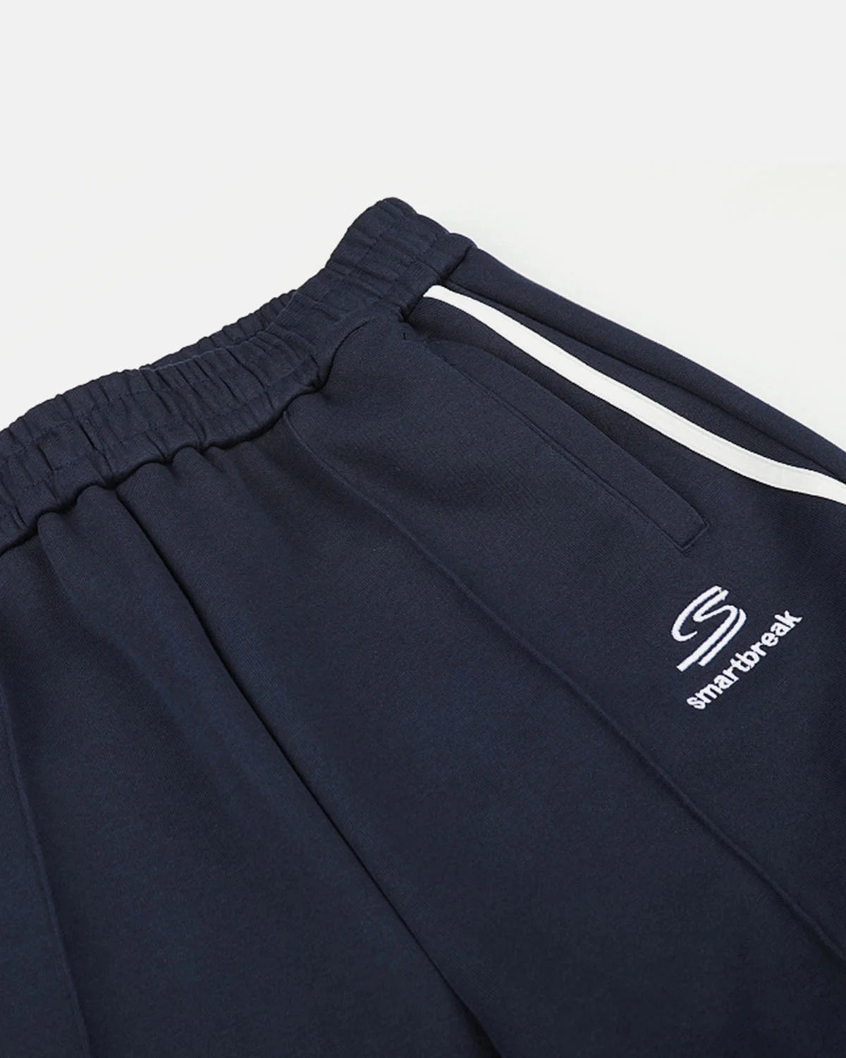 Omygoods Wave Stripe Wide-Leg Sweatpants