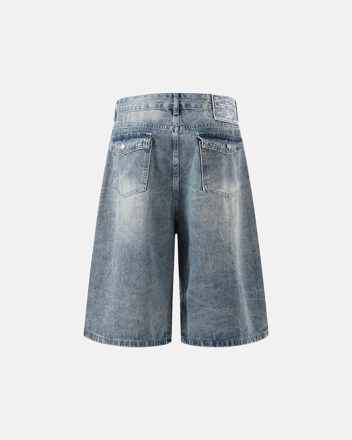 Omygoods Whisker Wash Baggy Jorts