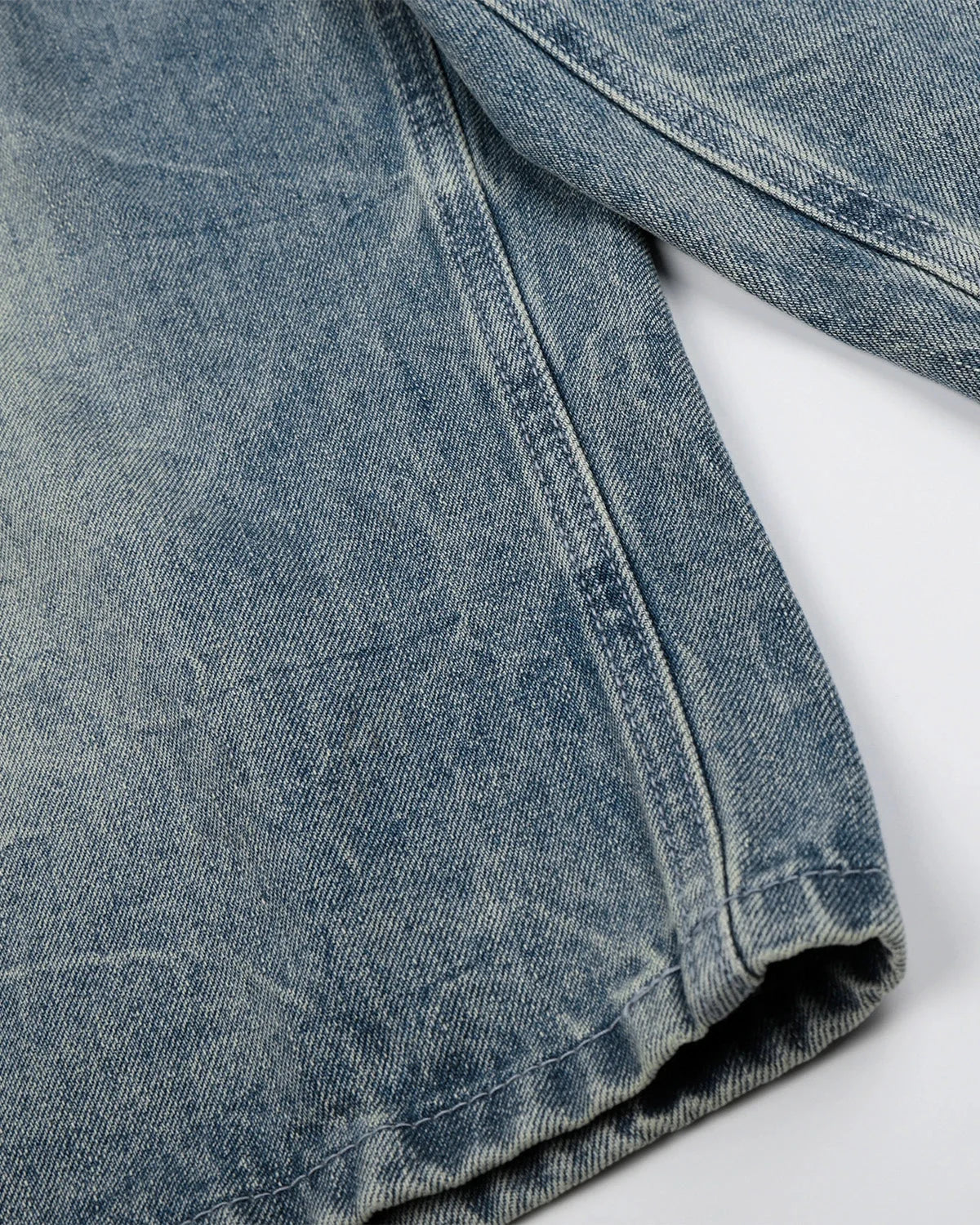 Omygoods Whisker Wash Baggy Jorts
