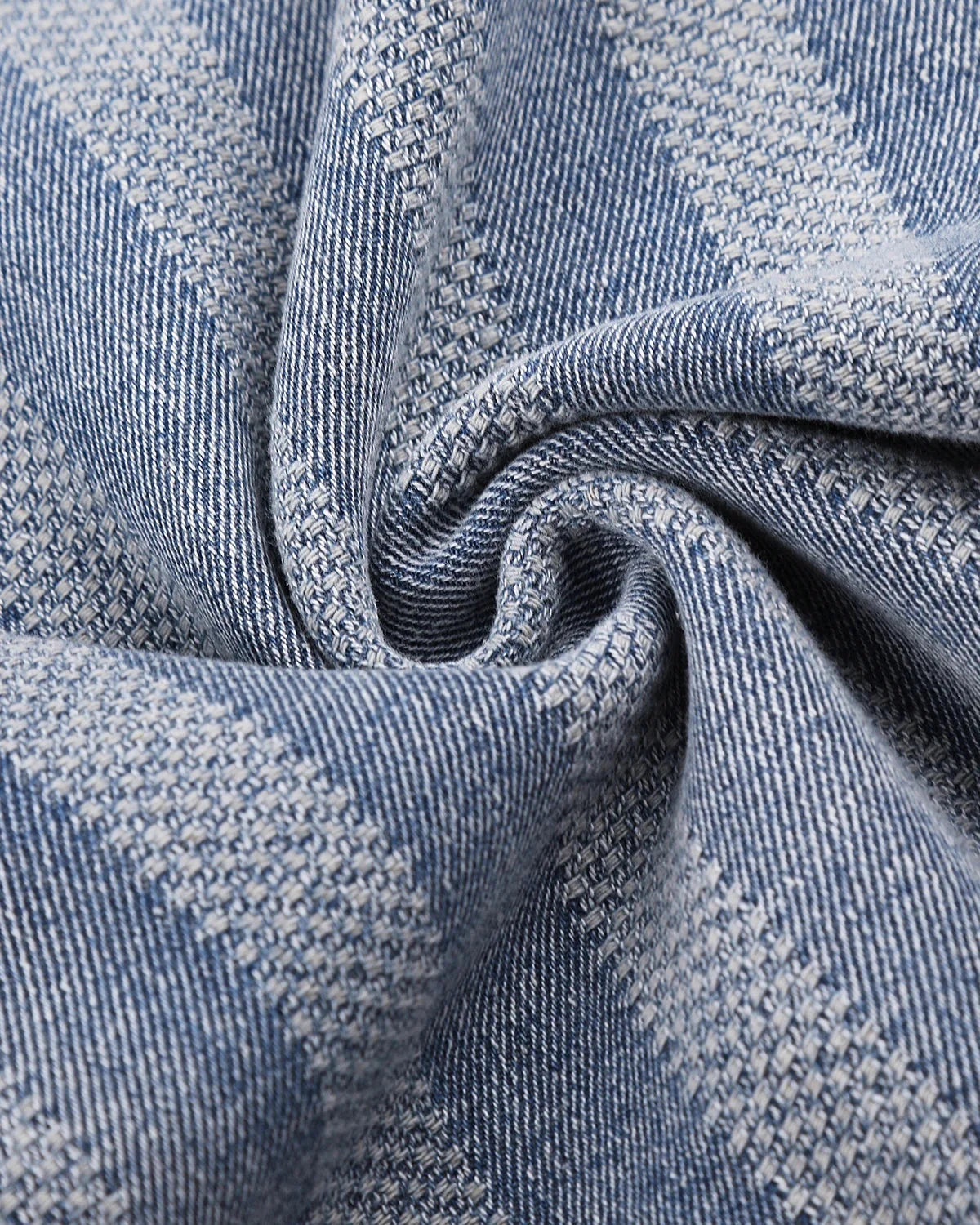 Omygoods Woven Texture Baggy Jorts