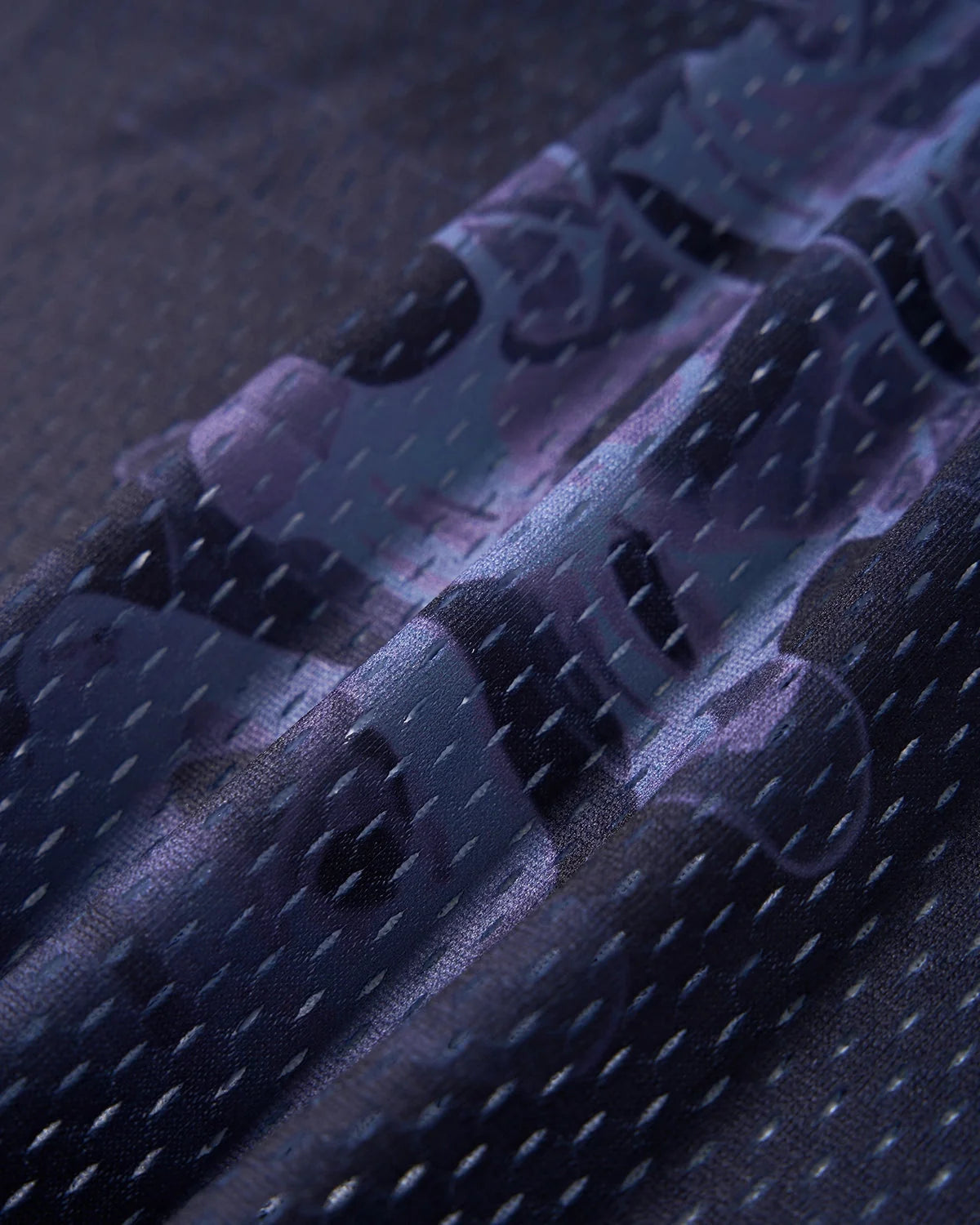 Omygoods X-Ray Skeleton Graphic Mesh Jersey
