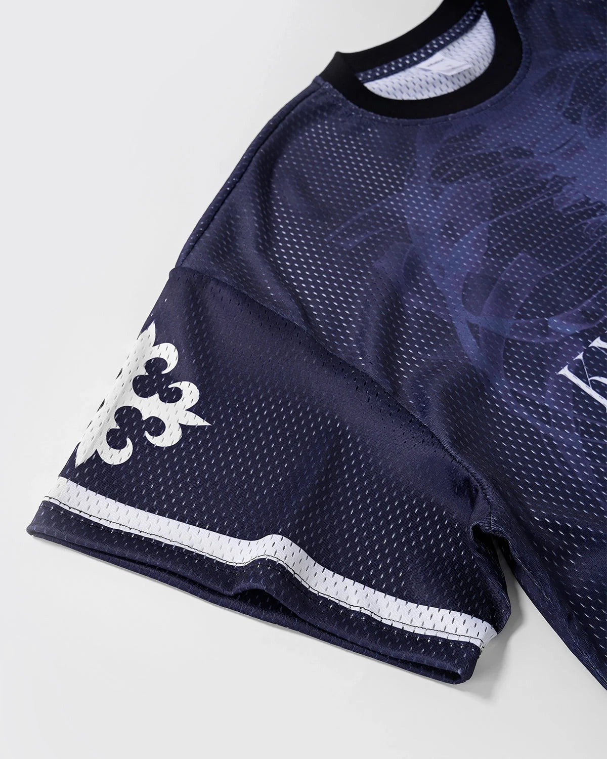 Omygoods X-Ray Skeleton Graphic Mesh Jersey