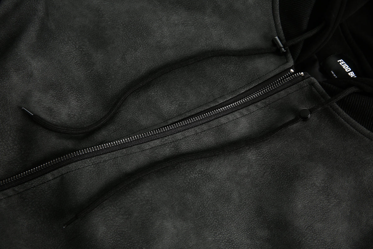 Techwear Style | Layered Hooded Bomber Jacket - OMYGOODS