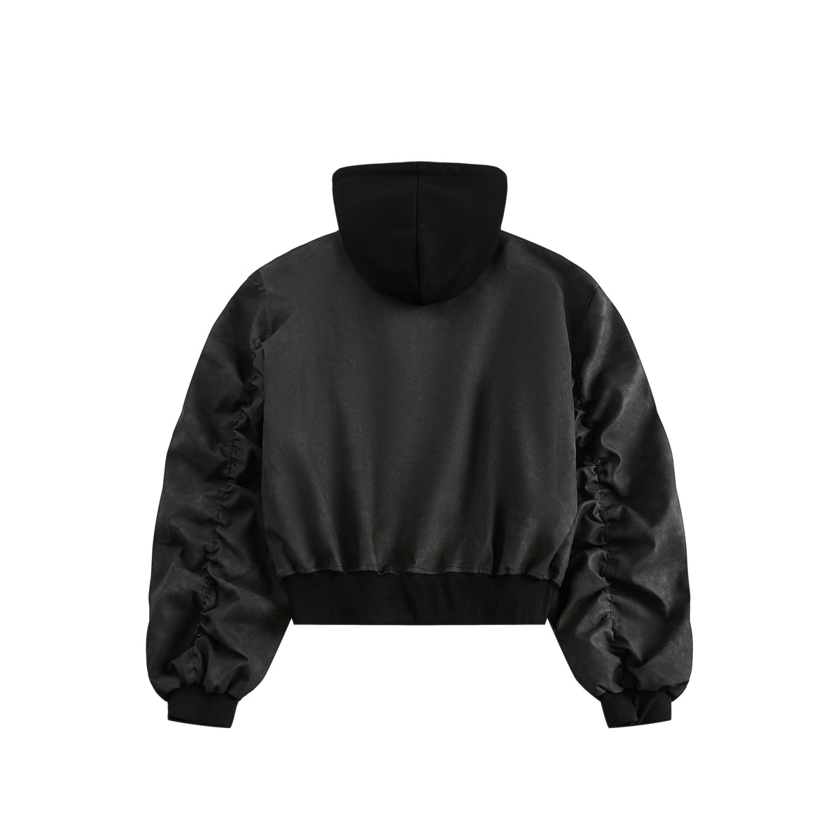 Techwear Style | Layered Hooded Bomber Jacket - OMYGOODS