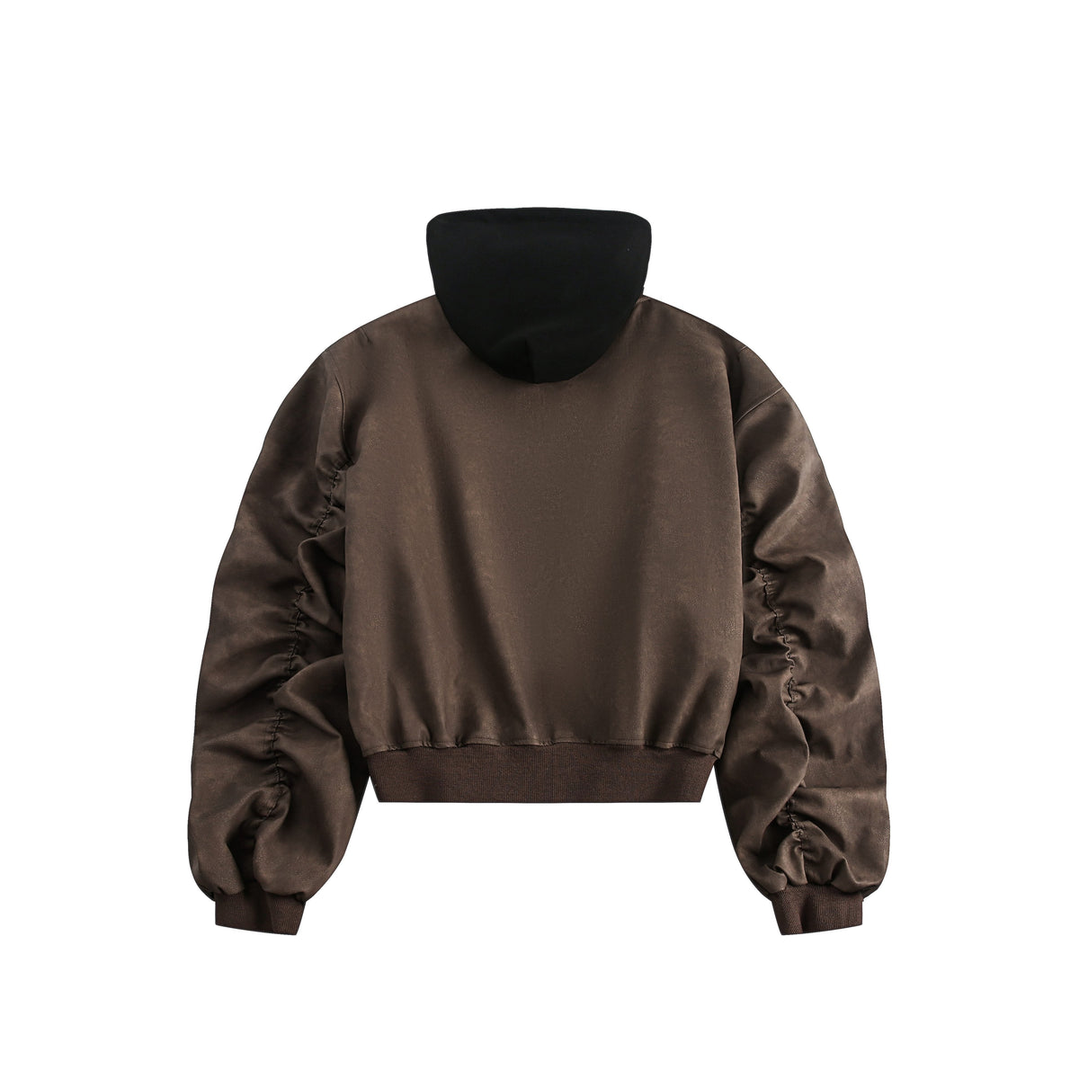 Techwear Style | Layered Hooded Bomber Jacket - OMYGOODS