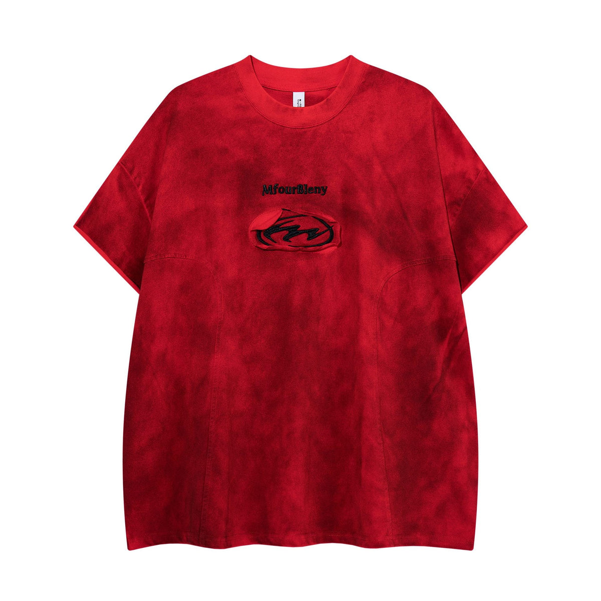 Tie dye embroidery to make old short sleeves - OMYGOODS