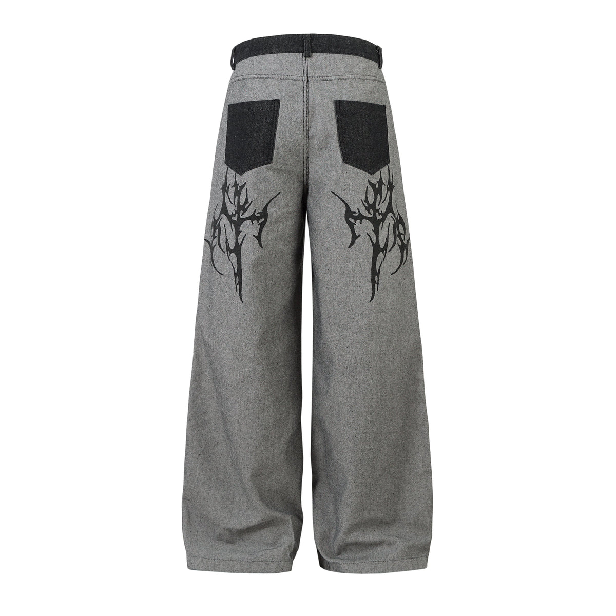 Tribal Flame Print | Baggy Jeans - OMYGOODS