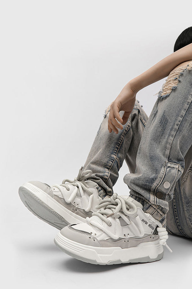 Urban Lace | Chunky Casual Sneakers - OMYGOODS