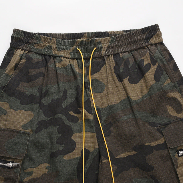 Utility Streetwear | Camo Cargo Shorts - OMYGOODS