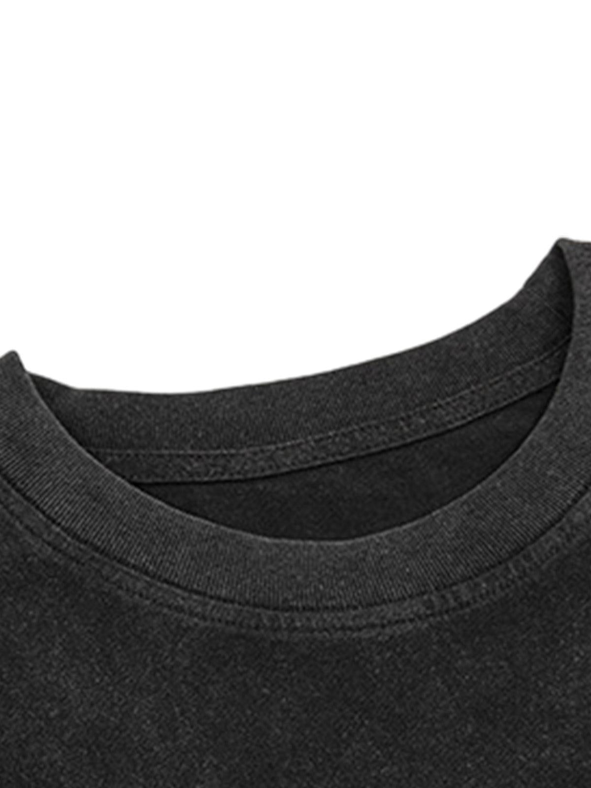 Omygoods Vintage Artistic Graphic T-Shirt